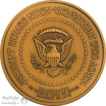 مدال ریچارد نیکسون و اسپیرو اگنیو 1973 - UNC - آمریکا مدال ریچارد نیکسون و اسپیرو اگنیو 1973 - UNC - آمریکا