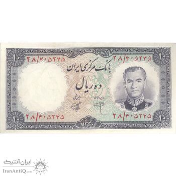 اسکناس 10 ریال 1340 - تک - VF35 - محمد رضا شاه اسکناس 10 ریال 1340 - تک - VF35 - محمد رضا شاه