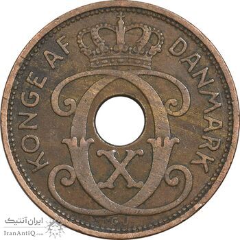 سکه 2 اوره 1937 کریستیان دهم - EF40 - دانمارک