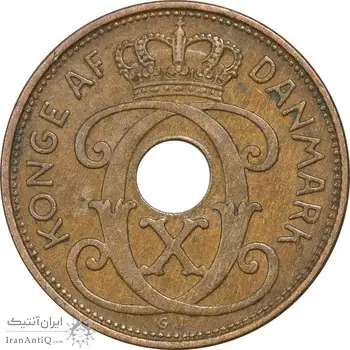 سکه 2 اوره 1938 کریستیان دهم - EF40 - دانمارک