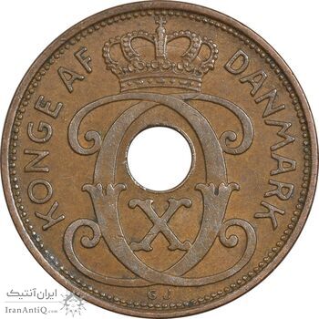 سکه 2 اوره 1939 کریستیان دهم - EF40 - دانمارک