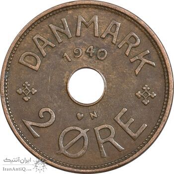 سکه 2 اوره 1940 کریستیان دهم - EF40 - دانمارک سکه 2 اوره 1940 کریستیان دهم - EF40 - دانمارک