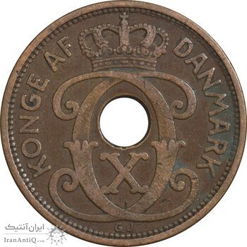 سکه 5 اوره 1929 کریستیان دهم - EF40 - دانمارک