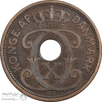 سکه 5 اوره 1934 کریستیان دهم - EF45 - دانمارک