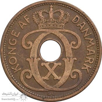 سکه 5 اوره 1936 کریستیان دهم - EF40 - دانمارک