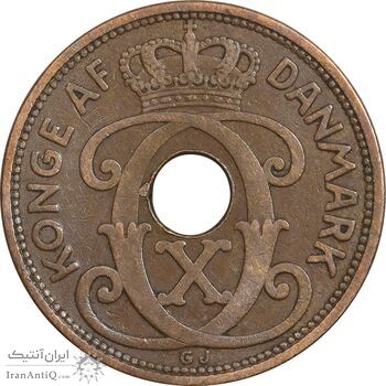 سکه 5 اوره 1937 کریستیان دهم - EF40 - دانمارک