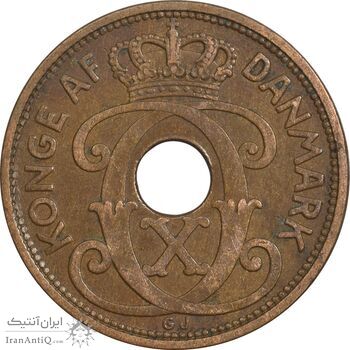 سکه 5 اوره 1937 کریستیان دهم - EF45 - دانمارک