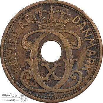 سکه 5 اوره 1938 کریستیان دهم - EF40 - دانمارک