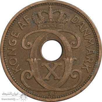 سکه 5 اوره 1939 کریستیان دهم - EF40 - دانمارک