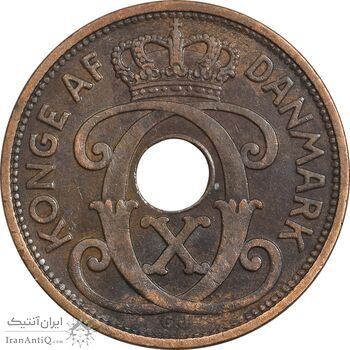 سکه 5 اوره 1940 کریستیان دهم - EF45 - دانمارک