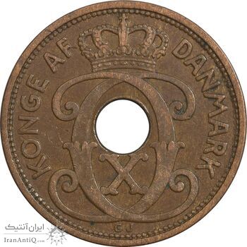 سکه 5 اوره 1940 کریستیان دهم - EF40 - دانمارک