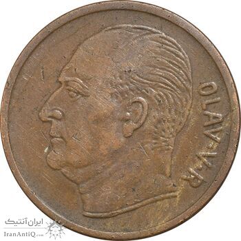 سکه 5 اوره 1962 اولاف پنجم - EF40 - نروژ سکه 5 اوره 1962 اولاف پنجم - EF40 - نروژ
