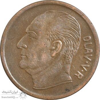 سکه 5 اوره 1965 اولاف پنجم - EF40 - نروژ