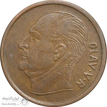 سکه 5 اوره 1967 اولاف پنجم - EF40 - نروژ سکه 5 اوره 1967 اولاف پنجم - EF40 - نروژ