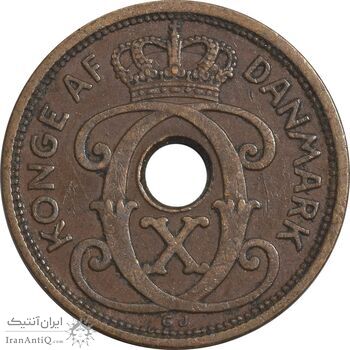 سکه 1 اوره 1930 کریستیان دهم - EF45 - دانمارک