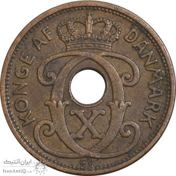 سکه 1 اوره 1935 کریستیان دهم - EF45 - دانمارک