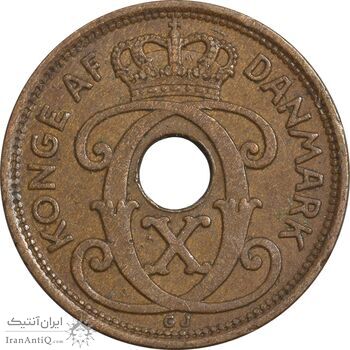 سکه 1 اوره 1937 کریستیان دهم - EF45 - دانمارک