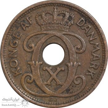 سکه 1 اوره 1938 کریستیان دهم - EF45 - دانمارک