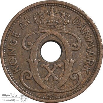 سکه 1 اوره 1939 کریستیان دهم - EF45 - دانمارک