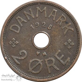 سکه 2 اوره 1928 کریستیان دهم - EF40 - دانمارک سکه 2 اوره 1928 کریستیان دهم - EF40 - دانمارک