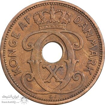 سکه 2 اوره 1930 کریستیان دهم - AU50 - دانمارک