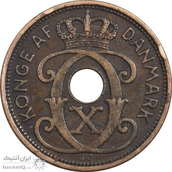 سکه 2 اوره 1931 کریستیان دهم - EF40 - دانمارک