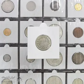 سکه 2000 دینار 1296 - AU55 - ناصرالدین شاه