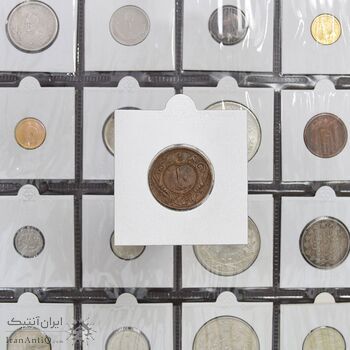 سکه 10 دینار 1314 مس - AU58 - رضا شاه