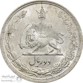 سکه 2 ریال 1313 - MS64 - رضا شاه سکه 2 ریال 1313 - MS64 - رضا شاه