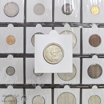 سکه 2000 دینار 1306 تصویری - ضرب لنینگراد - MS62 - رضا شاه