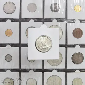 سکه 2000 دینار 1306 تصویری - ضرب هیتون - MS65 - رضا شاه