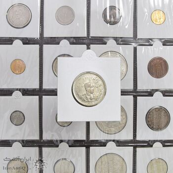 سکه 2000 دینار 1306 تصویری - ضرب تهران - MS62 - رضا شاه