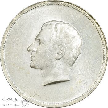 مدال یادبود نقره منشور کوروش بزرگ 1350 - MS64 - محمد رضا شاه مدال یادبود نقره منشور کوروش بزرگ 1350 - MS64 - محمد رضا شاه