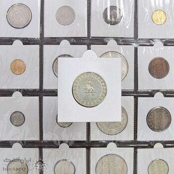 مدال نقره 100 ریال جشنهای 2500 ساله 1350 - PF63 - محمد رضا شاه مدال نقره 100 ریال جشنهای 2500 ساله 1350 - PF63 - محمد رضا شاه