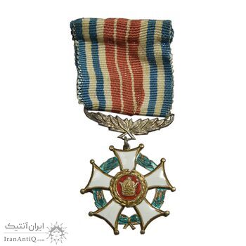 نشان خدمت شهربانی - EF - رضا شاه