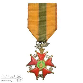 نشان خدمت شهربانی درجه دو (ضرب سوئد) - EF - محمد رضا شاه