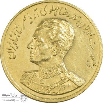 مدال طلا یادبود گارد شاهنشاهی (با جعبه فابریک) - نوروز 1352 - MS61 - محمد رضا شاه