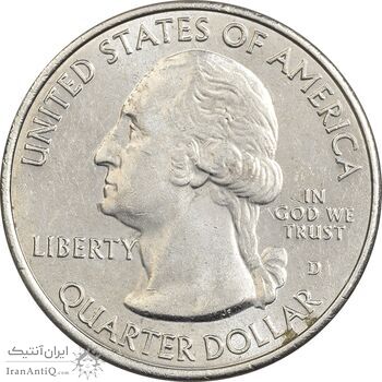 سکه کوارتر دلار 2019P پارک یادبود - AU50 - آمریکا