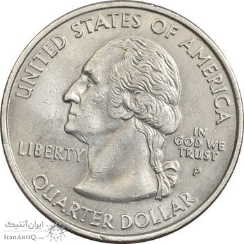 سکه کوارتر دلار 2003P ایالتی (ایلینوی) - AU50 - آمریکا