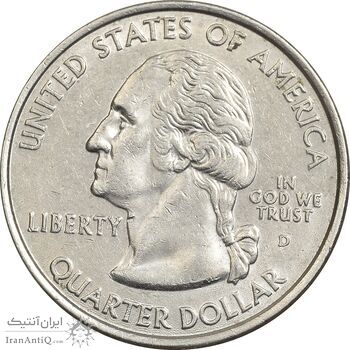 سکه کوارتر دلار 2007D ایالتی (واشنگتن) - EF45 - آمریکا سکه کوارتر دلار 2007D ایالتی (واشنگتن) - EF45 - آمریکا