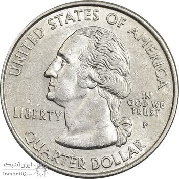 سکه کوارتر دلار 2002P ایالتی (اوهایو) - MS61 - آمریکا