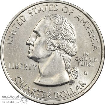سکه کوارتر دلار 1999D ایالتی (پنسیلوانیا) - MS62 - آمریکا