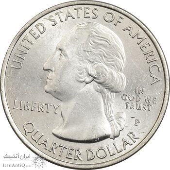 سکه کوارتر دلار 2013P (پارک ملی حوضه آبریز بزرگ) - MS62 - آمریکا