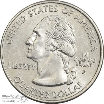 سکه کوارتر دلار 2004P ایالتی (میشیگان) - MS61 - آمریکا