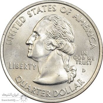 سکه کوارتر دلار 2001D ایالتی (ورمونت) - MS63 - آمریکا