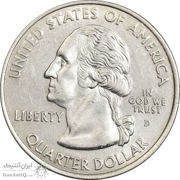 سکه کوارتر دلار 2001D ایالتی (ورمونت) - MS61 - آمریکا