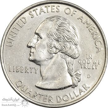 سکه کوارتر دلار 1999D ایالتی (نیوجرسی) - MS61 - آمریکا