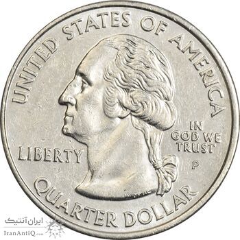 سکه کوارتر دلار 2004P ایالتی (ویسکانسین) - AU58 - آمریکا