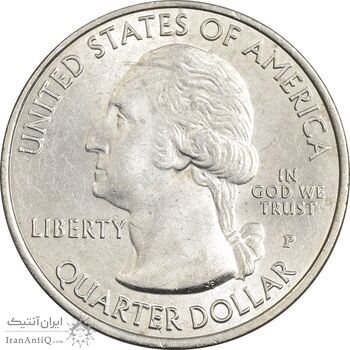 سکه کوارتر دلار 2014P (پارک ملی آرچز) - MS61 - آمریکا