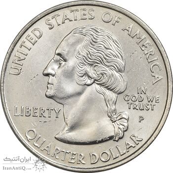 سکه کوارتر دلار 2002P ایالتی (لوئیزیانا) - MS62 - آمریکا